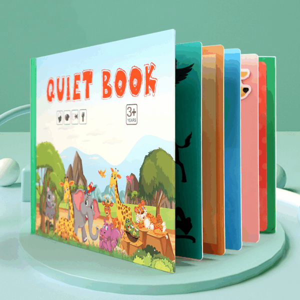 Обучающая стикер книга